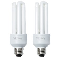 LISHIN Vitson 含安定器燈管 20W, 黃光色, 2個