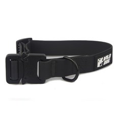 WILD DOG 狗狗防水金屬項圈, 1個, 黑色