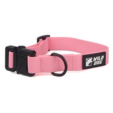 WILD DOG 狗狗防水金屬項圈, 1個, 粉紅色