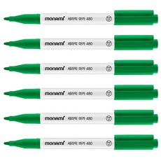 monAmi 陶瓷馬克筆 480 G 08 綠色, 6色, 6個