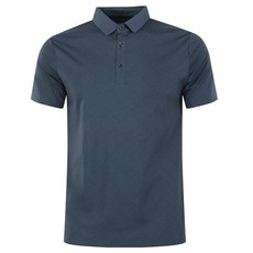 FERRA US 男士素色柔軟翻領彈性高爾夫球衫 CTM4LU2091