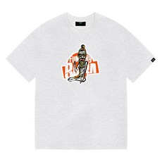 에이치엑스 남성용 통기성 오버핏 반팔 티셔츠 HX1052