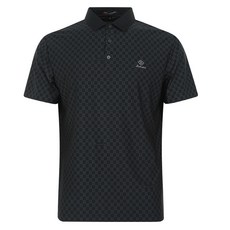 FERRA US 男款方格圖案涼感彈性高爾夫衫 CTM4OM2149