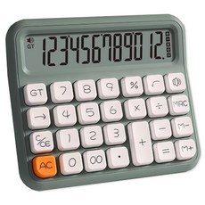 EATES 辦公用大螢幕機械式復古計算機, 橄欖綠, 1個