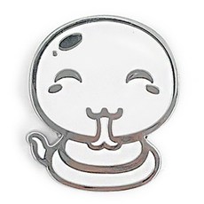 GIVOTGOLF 十二生肖角色高爾夫球標, 銀色 巳(蛇), 1個