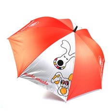 Mu Sports 防水高爾夫雨傘 MU21UB, 紅色, 1個