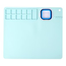 Kohimo多功能美術調色盤 塵土綠 4W189, 藍色, 1個