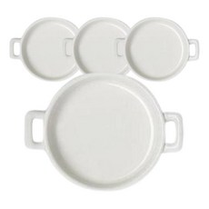 SSUEIM Essential 把手醬料碗, 白色, 4個