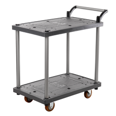 T-Rex Caster 灰色旋轉型雙層恐龍推車, 1個, 灰色