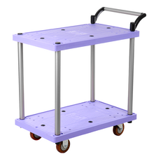 T-REX CASTER 雙層恐龍手推車 紫羅蘭色 (含2個旋轉輪 + 2個固定輪), 1個