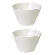 陶瓷筷子泡麵碗, 白色, 2個