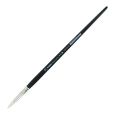 쿰 유화 아크릴 전용 블랙라인 브러시 환붓, 12호, 1개