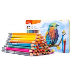 deLi 得力 彩色鉛筆, 1個, 36色