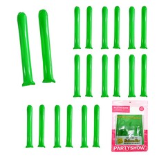 PARTYSHOW 加油棒氣球 2入, 10個, 綠色