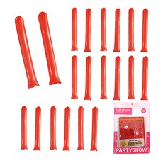 PARTYSHOW 加油棒氣球 2入, 10個, 紅色