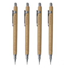 Withna Campus 專家用木質自動鉛筆 81-0005, 4個, 0.5mm