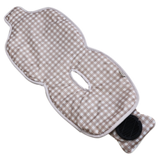 bebenuvo Power Windy 涼感坐墊, 焦糖格紋, 1個