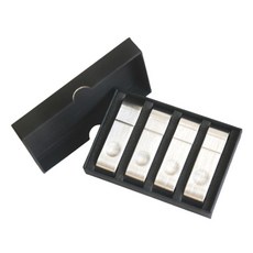 Bogen Square Two-Home 不鏽鋼筷匙架 4件組, 銀色, 1個