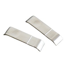 Bogen Square Two-Home 不鏽鋼筷匙架, 銀色, 2個