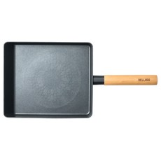 dellago Wood IH 黑色玉子燒平煎鍋 大型 20*24cm, 1個, 24cm