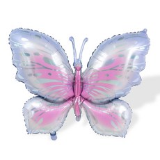 腮紅蝴蝶氣球, 粉紅色, 3個