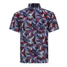 男士 Ferráus JP 葉子圖案涼爽舒適襯衫 CTM4AJ2480