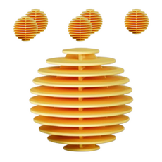 Aromates 家用防纏繞衣物保護洗衣球 大型 6入組, 6個, 隨機