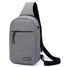 marco polo 基本款郵差斜揹包 MP3060, 灰色
