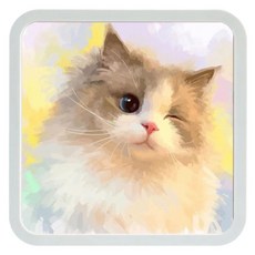 家事女王免鑽孔可折疊收納櫃, 可愛貓咪