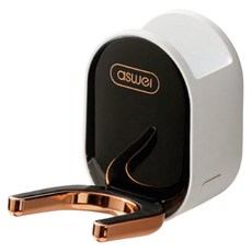 ASWEI 居家女王 免打孔理線吹風機支架, 1個, 黑色