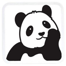 家事女王免鑽孔可折疊浴室收納櫃層架, 可愛熊貓