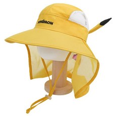 PoKeMoN 寶可夢 兒童遮光帽, 1個, 皮卡丘黃色