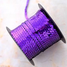 閃亮線條亮片, 1個, 深紫色