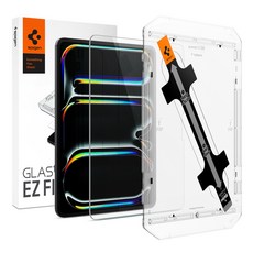 Spigen 強化玻璃 Glass tR Easy Fit LCD 保護膜套裝, 透明