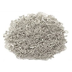 구슬체인 DIY 만들기재료 10cm 200p, 실버, 10세트