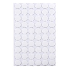 코네임 고강력 원형 양면 테이프 4W138 20mm 60p, 투명, 1개