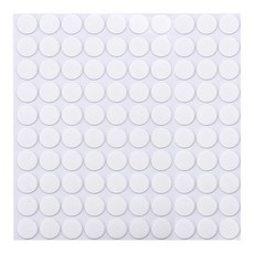 Kohimo高強力圓形雙面膠帶 10mm 4W138 100入, 透明, 1個