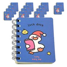 Maket Gamseong 迷你豆豆筆記本筆記, 鴨子, 15本