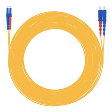 NEXTU 單模 LC-SC 光纖跳線 光纖跳接線 NEXT-LS240SM, 1個, 40m, 黃色