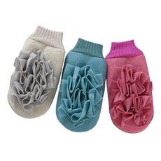 마켓니드 부드러운 샤워 브러쉬 3종 세트, 군청, 자주, 그레이, 1세트