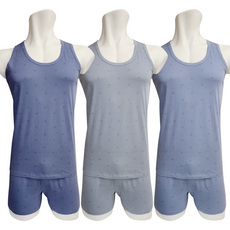 arnaldo bassini 男款透氣純棉無袖背心3件組 MR652