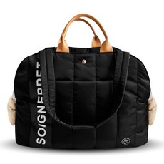 SOIGNERPET 寵物登機用外出提籠 Gible Bag, 黑色, 1個
