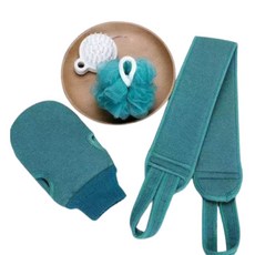 마켓니드 샤워용품 3종 세트, 군청, 1세트