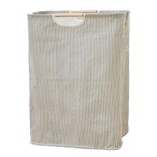 Tirona 家居布藝可折疊洗衣籃, 灰色