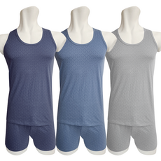 arnaldo bassini 男士透氣棉質無袖背心3件組 MR653