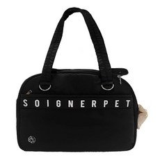 SOIGNERPET 寵物汽車外出包, 黑色, 1個