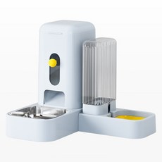 Lanboer 寵物L型半自動飲水器, 1個, 藍色