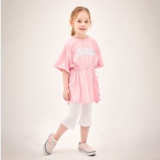 JELISPOON 女童少女風挖肩上下裝套組