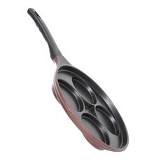 SILVERSTAR 電磁爐適用生活必需品4孔蒸煮煎蛋鍋, 1個