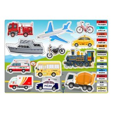 Kiroom 幼兒黏黏遊戲貼紙, 黏黏交通工具貼紙, 1個